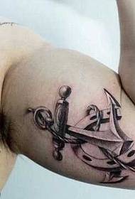 Patró de tatuatge d'ancoratge de braç