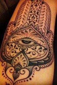 modello di tatuaggio simbolo buddista carino
