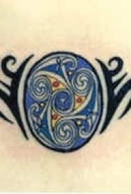 Kelta törzsi Totem tetoválás minta
