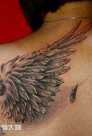 Pahu Wings Tattoo Lila