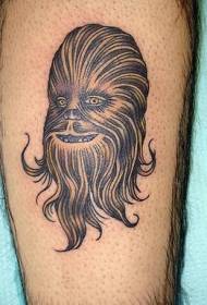 Personalitat Patró de tatuatges de Chubaka Star Wars