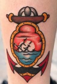Sraith stíleanna tattoo ancaire scoile sean-scoile