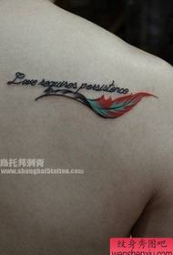 Iphethini elincane le-feather tattoo elincane