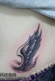 krása pasu krásná křídla tetování vzor