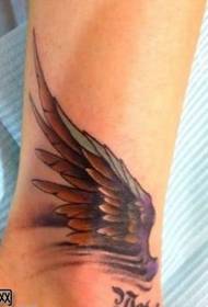 Schönheit Beine sehen gut aus Mode Flügel Tattoo-Muster