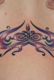 Motif de tatouage tribal tribal couleur celtique