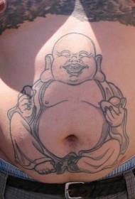 Mfano wa tumbo Maitreya ya tattoo