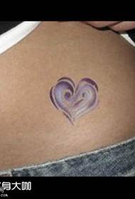 Wzór tatuażu serca