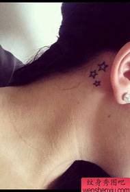 muundo mdogo wa tattoo mpya ya nyota