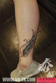 gambe di ragazze popolari belle ali di colore modello di tatuaggio 159622 - Bellezza popolare vita delicata modello di tatuaggio ali laterali