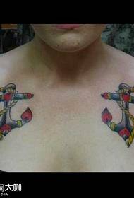 Візок грудної клітки татуювання