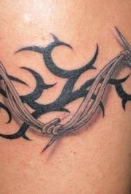 krásny ostnatý drôt kmeňové pásky na tetovanie