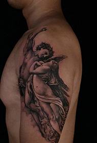par de brazos Pareja de baile caliente tatuaje patrón