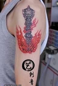 modello di tatuaggio konjac a braccio grande 15666 - metti il cucciolo più amato sul braccio