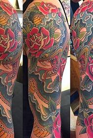 μεγάλη περιοχή παραδοσιακό μοτίβο τατουάζ από Tattooist Gordon