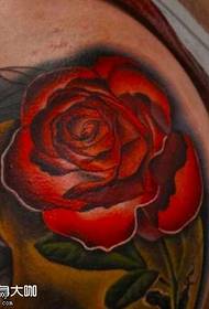 Padrão de tatuagem de braço rosa