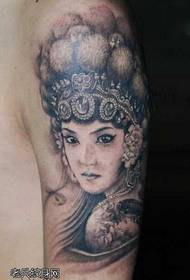 modello di tatuaggio bellissimo fiore di armi