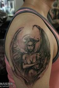 rankos angelo avatar demono tatuiruotės modelis