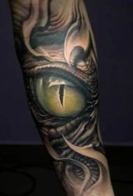 Uzorak tetovaže zmijskog oka na ruku
