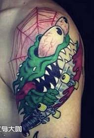 braccio 蛤蟆 modello tatuaggio guerriero