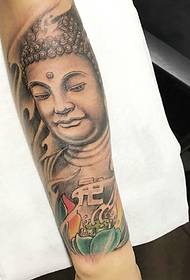 Кветка Arm асобы татуіроўкі Буда ўзор вельмі прыхільнік