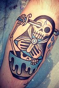 koponya koponya 可爱 aranyos kar tetoválás