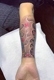 fashion kyakkyawa mai kyau kayan ƙirar totem tattoo tsarin