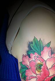 βραχίονα παραδοσιακό βαρέων χρωμάτων τατουάζ λουλούδι πεώνης είναι όμορφο 15084- δάχτυλο κοινή σε ένα απλό ταίριασμα μοτίβο τατουάζ ζευγάρι