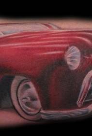 საყვარელი წითელი მანქანის მკლავის ტატულის ნიმუში