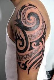 Tetovaža atmosfere za muškarce s rukom