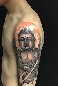 классический полный рука, как татуировка Будды