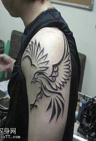 arm phoenix tattoo pattern