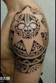 arm sol blomst totem tatoveringsmønster