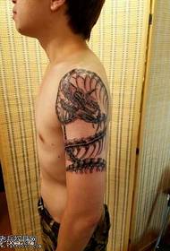 Arm Schlaang Tattoo Muster