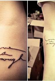 figura del tatuaggio inglese braccio di moda gratis