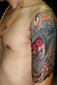braccio squisita tradizionale modello re tatuaggio scimmia