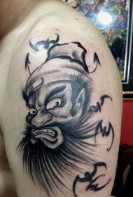 мужская рука в стиле живописи тушью Zhonghao татуировки