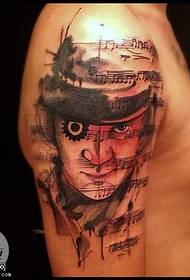 figura de braç patró de tatuatge