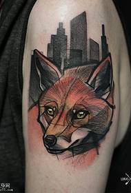 Big Fox Tattoo- ის ნიმუში