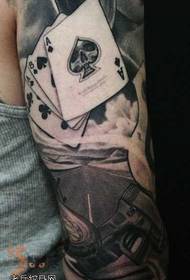 Pattern per tatuaggi di Poker