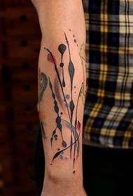 arm waterverf totem tatoeëring tatoeëring persoonlikheid buitengewoon