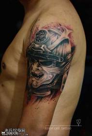 Aarm Samurai Tattoo Muster