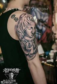 modello di tatuaggio da nubile di braccia