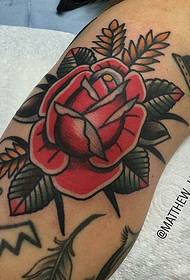 Arm Rose Tattoo Vzorec