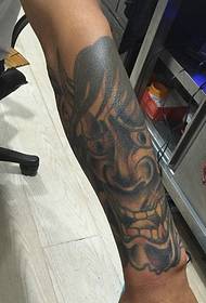 hanging fried day's arm classic black gray small prajna tattoo tattoo