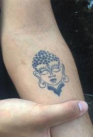 hannu cute babban kunne Buddha tattoo tsarin