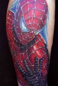 arm spiderman tattoo patroon