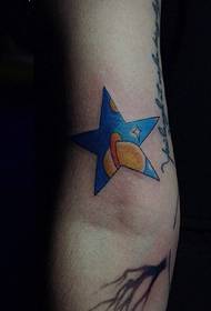 warna lengan pola tato bintang berujung lima memiliki kepribadian