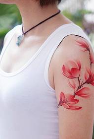 adatto per il modello di tatuaggio floreale dell'acquerello delle braccia delle ragazze
