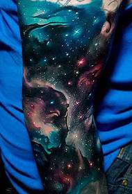 Grupp Gorgeous Arm 3d Starry Sky Tattoo Muster